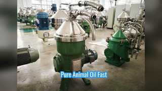 Separador de óleo animal projeto contínuo da parede de 0,05 Mpa