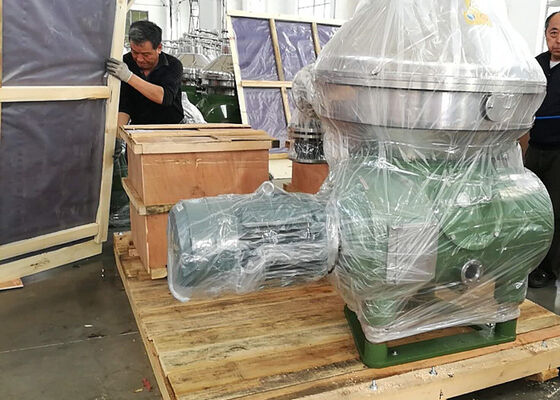 Centrífuga de Disco Empilhado para Purificação de Óleo Comestível