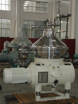 Continuous Milk Cream Disc Stack Dairy Separator Centrifuge